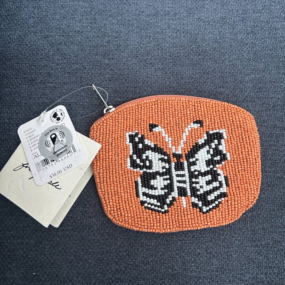 Free People Mariposa Beaded Wallet - Brand New With Tags - - Picture 4 of 4